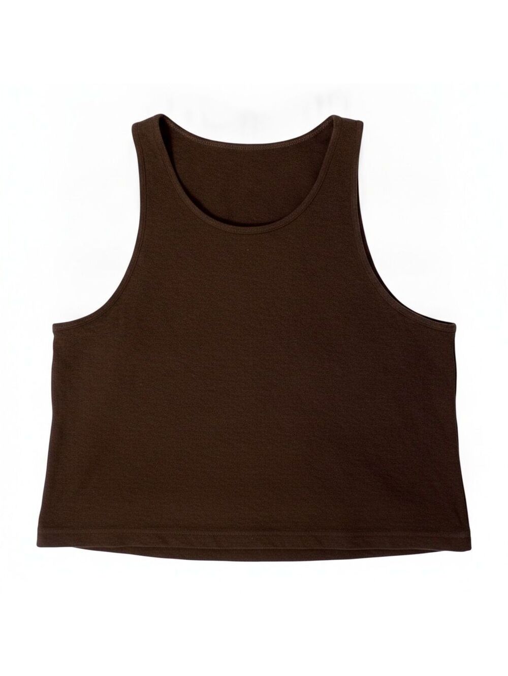 Vuori Black Heather Elevation Plyo Tank Cropped Top Medium M VW1004